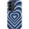 Blue Heart Pattern Galaxy S23 Pro Case