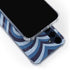Blue Heart Pattern Galaxy S24 Clear Case