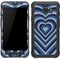 Blue Heart Pattern Galaxy S7 Active Skin