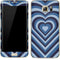 Blue Heart Pattern Galaxy S7 Edge Skin