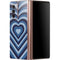 Blue Heart Pattern Galaxy Z Fold2 5G Skin