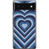 Blue Heart Pattern Google Pixel 6 Skin