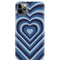 Blue Heart Pattern iPhone 11 Pro Max Lite Case