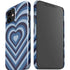 Blue Heart Pattern iPhone 12 Mini Lite Case
