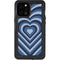 Blue Heart Pattern iPhone 12 Pro Max Waterproof Case
