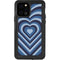 Blue Heart Pattern iPhone 12 Pro Waterproof Case