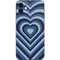 Blue Heart Pattern iPhone 12 Skin