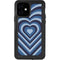 Blue Heart Pattern iPhone 12 Waterproof Case