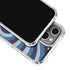 Blue Heart Pattern iPhone 13 Pro Max Clear Case