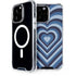 Blue Heart Pattern iPhone 13 Pro Max MagSafe Case