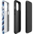 Blue Heart Pattern iPhone 14 Pro Impact Case