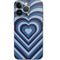Blue Heart Pattern iPhone 14 Pro Skin