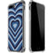 Blue Heart Pattern iPhone 7/8 Plus Clear Case
