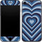 Blue Heart Pattern iPhone SE (2nd & 3rd Gen) Skin