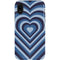 Blue Heart Pattern iPhone XR Pro Case