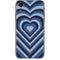 Blue Heart Pattern iPhone XR Skin
