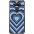 Blue Heart Pattern LG K51/Q51 Clear Case