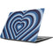 Blue Heart Pattern Apple MacBook Skin