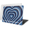 Blue Heart Pattern MacBook Pro 13in (2020) Case plus Skin