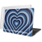 Blue Heart Pattern MacBook Pro 15in (2016-19) Case plus Skin