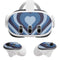 Blue Heart Pattern Meta Quest 3 Skin