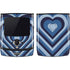 Blue Heart Pattern Motorola RAZR Skin