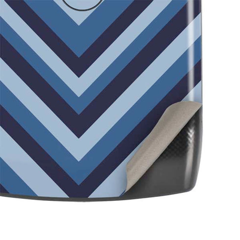 Blue Heart Pattern Motorola RAZR Skin