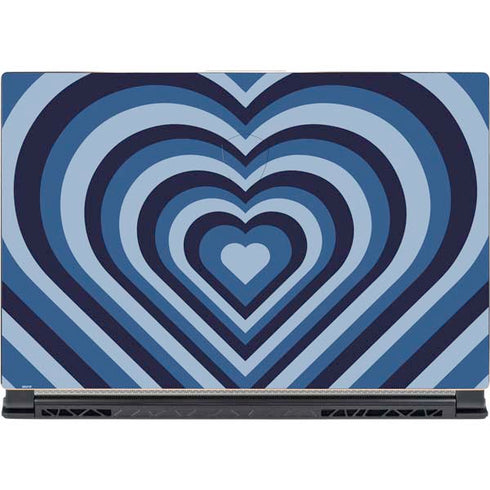 Blue Heart Pattern MSI GS65 Stealth Laptop Skin