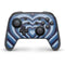 Blue Heart Pattern Nintendo Switch Pro Controller Skin