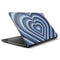 Blue Heart Pattern HP Notebook Skin