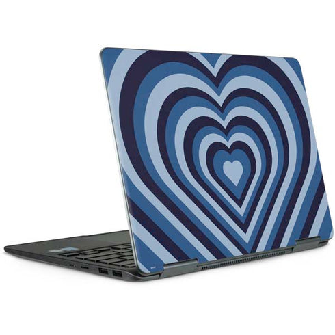 Blue Heart Pattern Notebook 9 Pro 13in (2017) Skin
