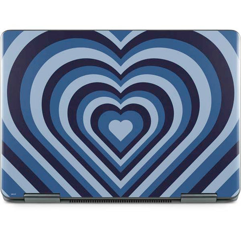 Blue Heart Pattern Notebook 9 Pro 13in (2017) Skin