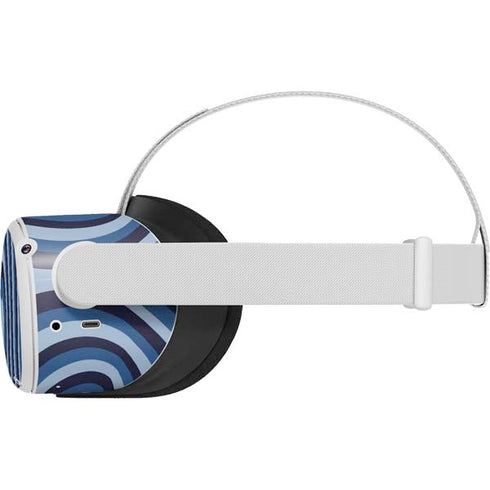Blue Heart Pattern Oculus Quest 2 Skin