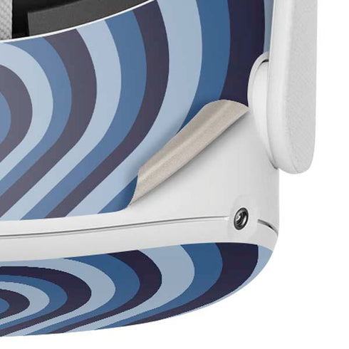 Blue Heart Pattern Oculus Quest 2 Skin