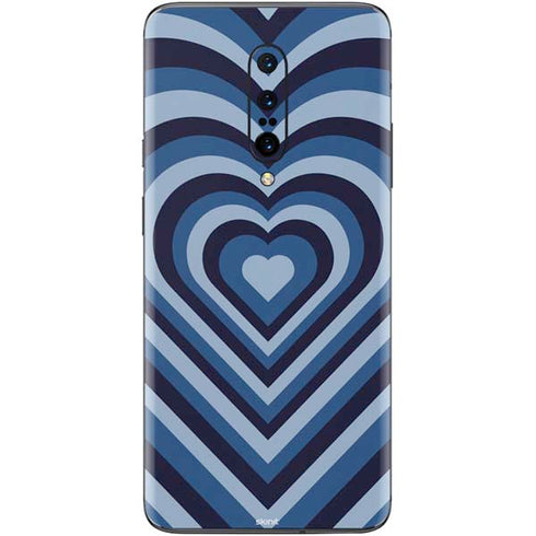 Blue Heart Pattern OnePlus 7 Pro Skin