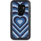 Blue Heart Pattern Otterbox Defender Galaxy Skin