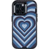 Blue Heart Pattern Otterbox Defender iPhone Skin