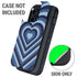 Blue Heart Pattern Otterbox Defender iPhone Skin