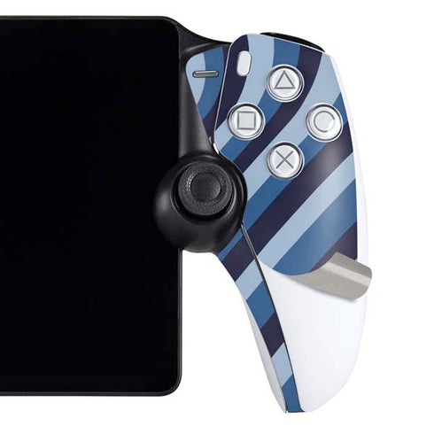 Blue Heart Pattern PlayStation Portal Remote Player Skin