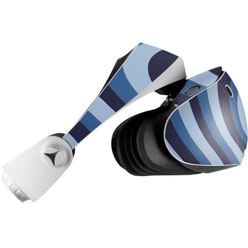 Blue Heart Pattern PlayStation VR2 Skin