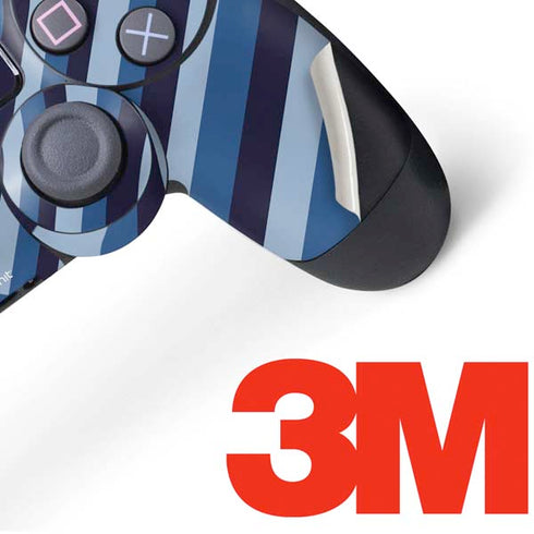 Blue Heart Pattern PS4 Controller Skin