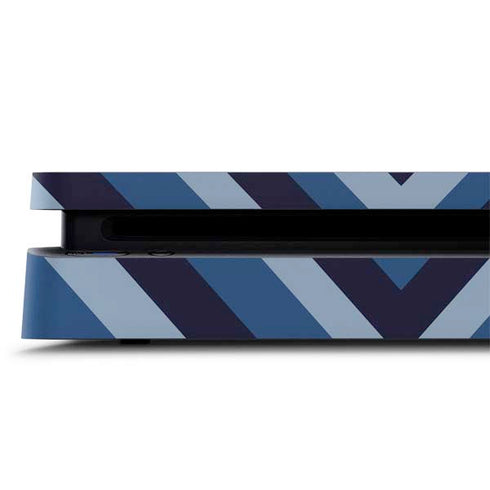 Blue Heart Pattern PS4 Slim Skin