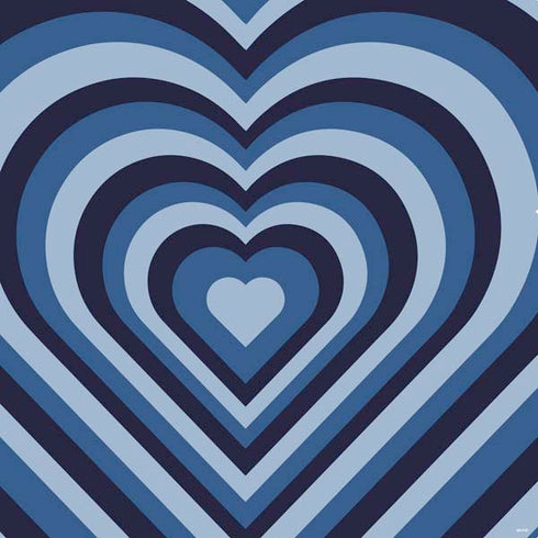 Blue Heart Pattern PS4 Slim Skin