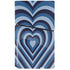Blue Heart Pattern PS5 Slim Disk Bundle Skin