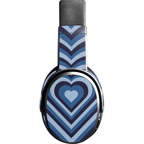 Blue Heart Pattern Skullcandy Crusher Wireless Skin