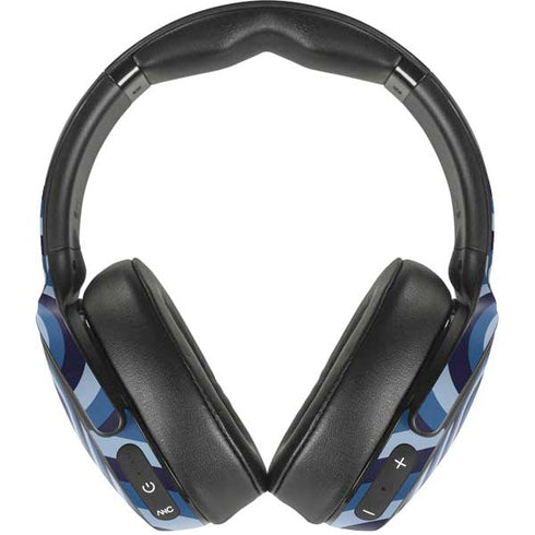Blue Heart Pattern Skullcandy Venue Skin