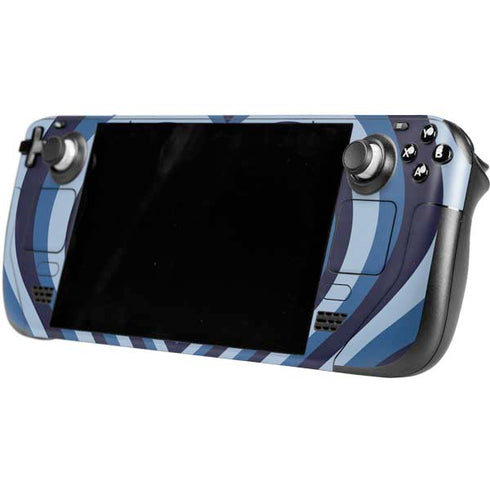 Blue Heart Pattern Steam Deck Handheld Gaming Computer Skin