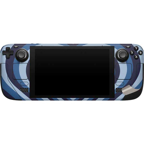 Blue Heart Pattern Steam Deck Handheld Gaming Computer Skin