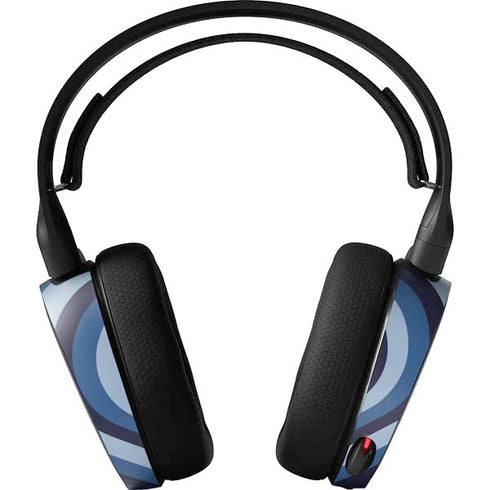 Blue Heart Pattern SteelSeries Arctis 5 Skin