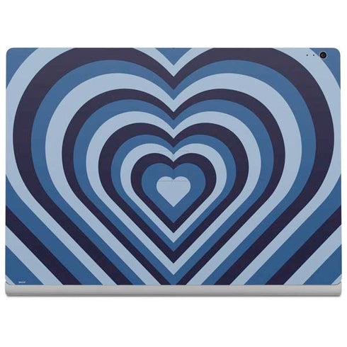 Blue Heart Pattern Surface Book 2 13.5in Skin
